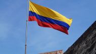 Colombian flag, Cartagena, Colombia