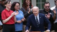 President Biden Delivers Remarks From The Rose Garden On His Economic Agenda